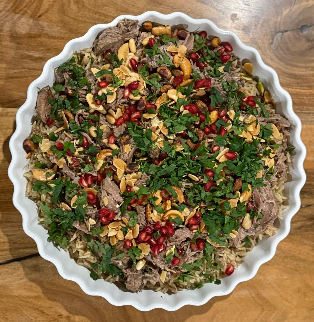 Rez aa Lahme (Rice with Lamb)