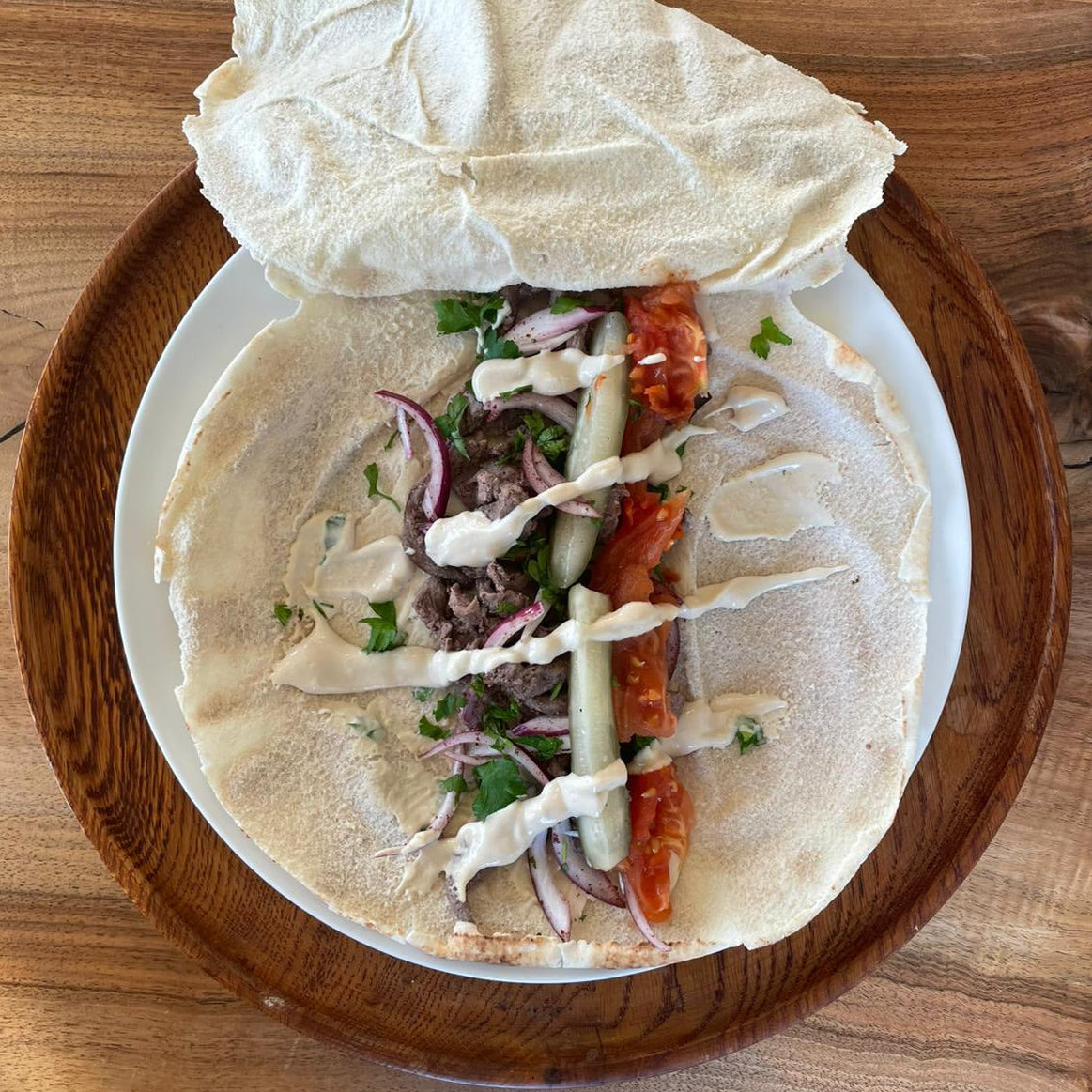 Lamb Shawarma Wrap